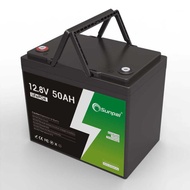 Sunpal 12V 50Ah LiFePO₄ Lithium Battery | Deep Cycle IP65 | 5-Year Warranty | Solar RV Off-Grid Back