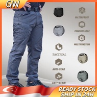 GW IX7 IX9 Men Cargo Pants Tactical Pants Cargo Army Outdoor Waterproof Pants Hiking