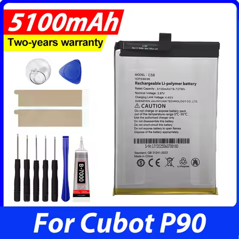 NEW For Cubot KingKong X Pro KingKong Power 5 P90 Tab 70 Max 5 Battery Mobile Phone Replacement Back