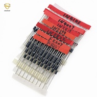 Diodes For DIY 100pcs High Quality 1N4007 Kit Parts Replacement 1N5408