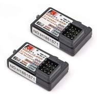 2PCS Penerima Flysky FS-GR3E, Penerima 3 Saluran AFHDS 2.4GHz Serasi dengan Pemancar RC Flysky FS-GT