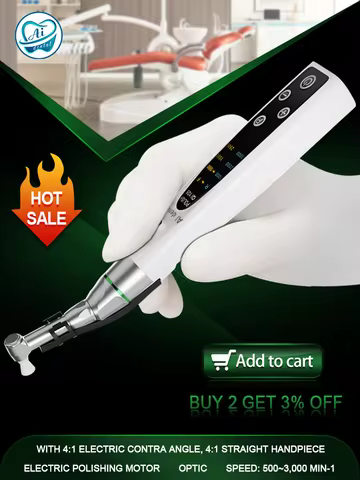 AI-PA-F4 AI Dental Electric Polishing LED Motor With 4:1 Reduction Contra Angle Disposable Head 500-