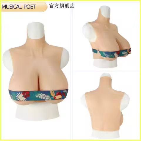 Silicone Prostheses K Cup No Oil Fake Boobs Drag Queen Costumes Fake Breasts Huge Breast Forms Breas
