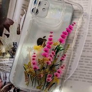 手作押花手機保護殼| iPhone13Pro| 花開