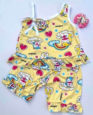 🌻🌹ชุดสายเดี่ยวเด็กผู้หญิง สายแฟชั่นหน้าร้อน  _ ลาย Happy Bears🧸