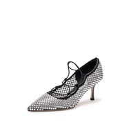 Staccato Mary Jane Slingback Heels รองเท้าแมรี่เจน 2.5"ส้นเท้าบาง หัวสี่เหลี่ยม EC130