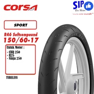 Corsa R46 150 60 17 platinum tubeless sports motorcycle tire