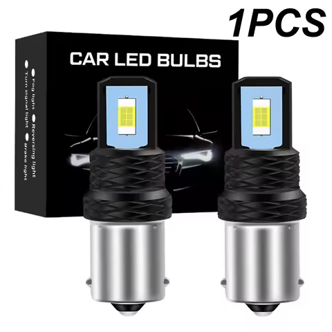 1X 1156 P21W PY21W 1157 P21/5W T20 T25 LED Bulbs High Power 3570 2SMD Super Bright 3000LM Replace Fo