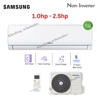 Samsung S-Essential R32 Air Conditioner 1.0HP I 1.5HP I 2.0HP I 2.5HP Non Inverter Aircond AR09TGHQABUNME