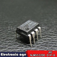 10ชิ้น DIP8 NE5532P NE5532DD NE5532 JRC TI DIP JRCNE5532 IC ใหม่และดั้งเดิม