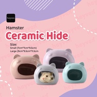 Hamster Ceramic Hide Small Animal Pet House Hideout Critter Hamster Bed