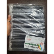 500g bag of BLACK F6 straws, WITH FILM TO WRAP EACH TUBE, coffee straws, sugarcane juice. F6 BLACK W