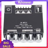 2.1 Channel Bluetooth-Compatible Audio Power Amplifier Module BT 3.5mm AUX 50Wx2+100W AMP Board Powe