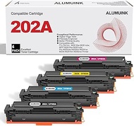 202A Toner Cartridge Set - 4 Pack 202A Replacement for HP 202A CF500A CF501A CF502A CF503A Toner Car