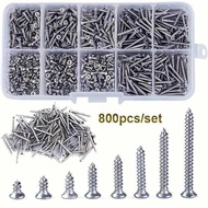 ​​​​800Pcs/Box Tapping Screw Sekrup Kepala Datar Untuk Triplek Gypsum
