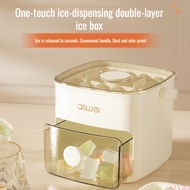 Large Capacity Silicone Ice Maker Box/Ice Cube Mold Tray/Fruit Popsicle Maker/Ice Jelly Mold Ice-making Box