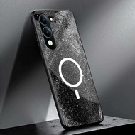 HP Case Glitter Glasshp For Vivo Y04 Y04T - Casing Infinix Vivo Y04 Y04Thp - K26