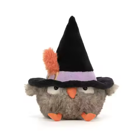 Unique Soft Owl Plush Toys Halloween Party Decoration Ornaments Fluffy Exquisite Halloween Festival 