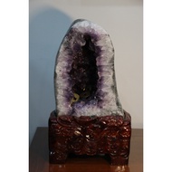 Natural Amethyst Cave Unpolished Shell HTA0004