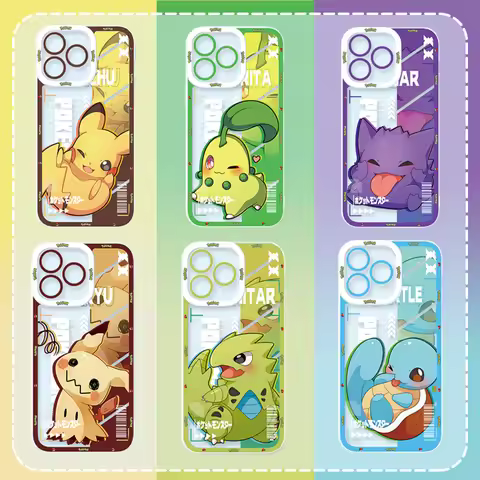 P-Pokemon Q-version Cute Series ﻿Case for Xiaomi POCO X8 Pro Max X7 X6 Neo X5 X3 F8 F7 Ultra F6 F5 F