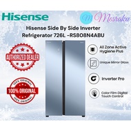 Hisense Side By Side Inverter Refrigerator 726 L - RS808N4ABU