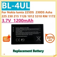 For Nokia lumia 225DS 230DS Asha 225 230 215 1126 1012 5310 RM 1172 BL-4UL 3.7V 1200mAh Rechargeable
