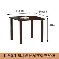 【TikTok】#Yingchao（YINGCHAO）Dining Table Foldable Small Table Bamboo Square Table Small Apartment Dining Table Solid Wood