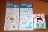 1套2張 姆明家族 Moomin Valley Family 姆明 歌妮 全新正版 日本製 Made in Japan 公仔 貼紙 stickers