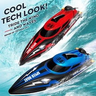 HJ808 RC Battery Boat 2.4Ghz 25km/h High-Speed Remote Control Racing Ship Water Speed Boat Children 