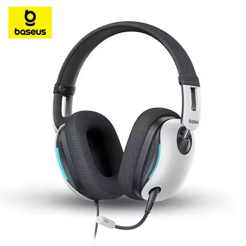 Baseus GoPlay 1 Max Gaming Wired Headphones 7.1 Virtual Surround Earphone Gamer Headset 3.5mm & USB-