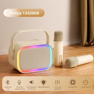Philips Speaker Wireless Karaoke Speaker With Microphones Portable Home KTV Bluetooth Speaker