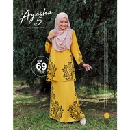 nursafia [ Kurung PRINTED ]__ AYESHA V5 KURUNG++ Set Baju dan Kain