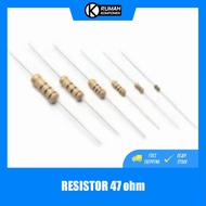 Resistor 47 ohm 47R 0.25watt 1/4w