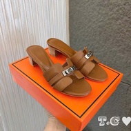 Women's H-lock clogs 5cm high 777 type 1 fulbox - HACHI SHOES