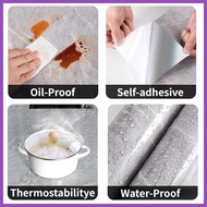 Ⅾ ❤ * ⚑ Waterproof Kitchen Sticker Oilproof Marble Design Wallpaper for Sink Lababo Tables Glossy M