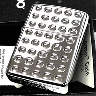 Zippo Lighter Armor Model Shine Lens Cut Silver【Direct from Japan】