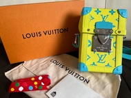 LOUIS VUITTON Trunk 直式便攜錢包。春夏SS MEN'S FASHION SHOW款式。Vertical Trunk Wearable Wallet。斜孭袋。手袋。盒型斜孭銀包。熱賣