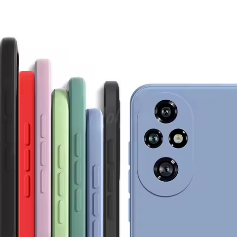 For Honor 200 Pro Case Liquid Silicone Plain Rubber TPU Protector Case Honor 200 Pro Cover TPU Phone