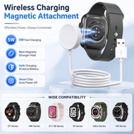 Ready Stock | Nefative/Positive Magnetic 4G/5G SmartWatch wirelesscharger Ultra Charging Fast chargi