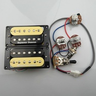 YX-(Ready stock)Guitar Pickups Humbucker Pickups 4C With Wiring Harness 2V1T Set Electric Guitar Pic