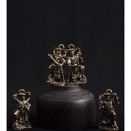 Display Statue, Feng Shui Display Statue Set, Bronze Decoration of Four Heavenly Kings Buddha (Set o