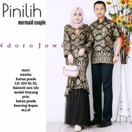 Pinilih mermaid kurung set couple Batik sedondon suami isteri