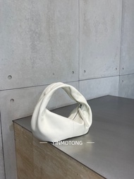 Genuine Leather Folded Cloud Bag Summer New Style Soft Skin Underarm Handbag Middle Vintage July&Jan