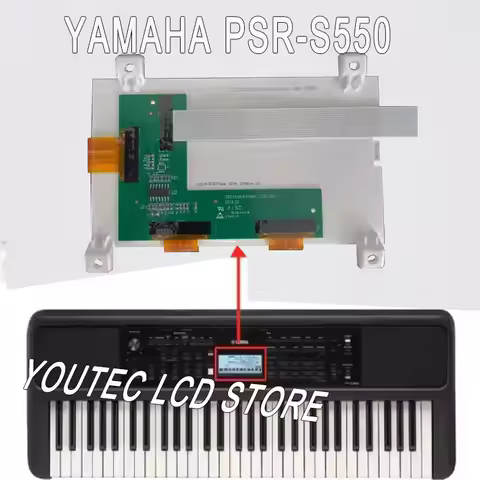Fast Shipping and Full Tested LCD for TFT LCD Display Screen 5.7" LED Backlight for YAMAHA PSR-S550/