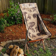 POLER STOWAWAY CHAIR 輕量收納摺疊椅 淺棕蘑菇印花 限量商品