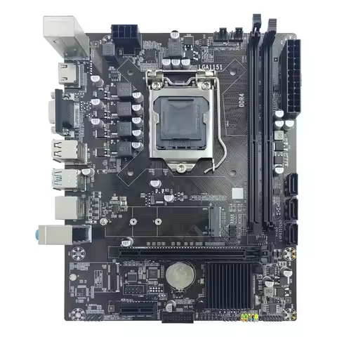 LGA 1151 H310 Motherboard Supports 6th 7th 8th 9th Gen i3 i5 i7 CPU DDR4 64GB RAM with TPM