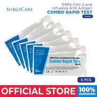 Surgicare SD Abott Zybio Wondfo Antigen Home Test Combi Covid Flu 1 & 2 - 1 Test Kit Pack of 5