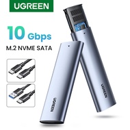 UGREEN SSD Case 5/10Gbps NVMe M2 SSD Case For PCIe SATA To USB SSD Case for External Hard Drive M-Ke