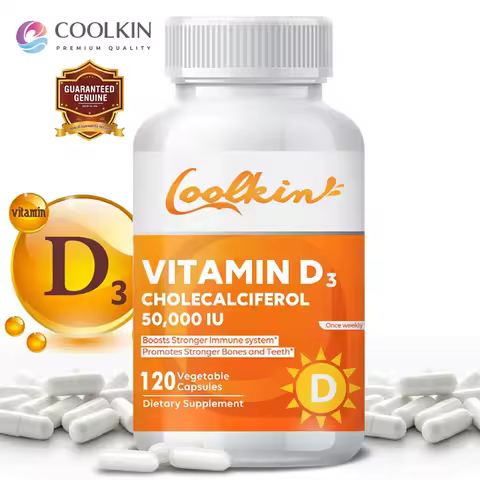 Vitamin D3 5000IU, Rich in Vitamin D for Healthy Antioxidants Supporting Immune System Function - 12