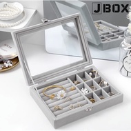 Glass Window 1Tier Jewellery Box (JBox)